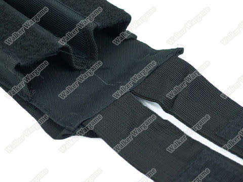 Tactical Double P90 UMP Mp5 Molle Magazine Pouch - SWAT Black