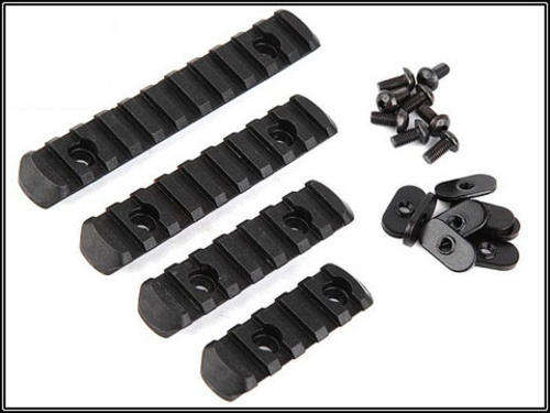 20mm RIS MOE Rail 4 Pcs Set For PTS MOE Handguard (Fit M4A1, Masada)