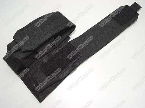 Tactical Double M4 Molle Magazine Pouch - SWAT Black