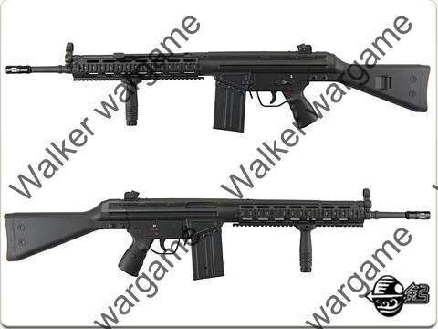 JG  G3 RAS AEG Rifle Full Stock Metal Rail (With Battery and Charger)