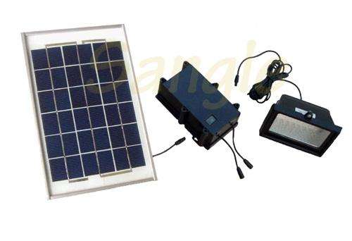 Solar Lighting System - Solar Panel, LED Floodlight & Battery box - No electricity Ever
