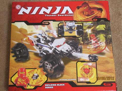 ***174 Pieces*** NINJA, Thunder Swordsman- High quality, 100% Lego Compatable