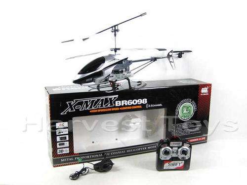 **** 70CM**** BR6098, 3.5 Channel Radio control Helicopter with Gyro