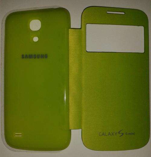 Brand new Green Samsung S4 mini s-view flip cover with FREE screen protector & stylus pen