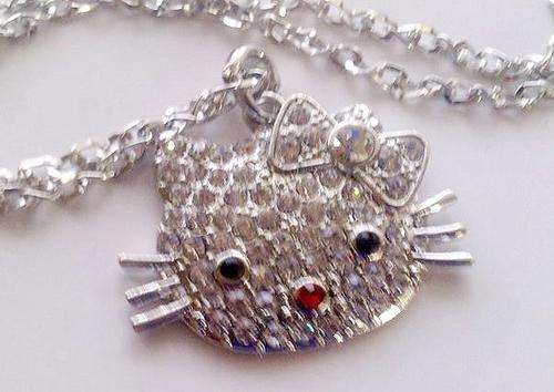 *new* HELLO KITTY Red Nose Pendant & Chain - Stunning!