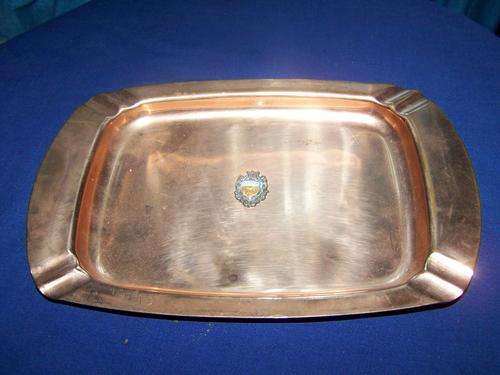 STUNNING LARGE  COPPER ASHTRAY