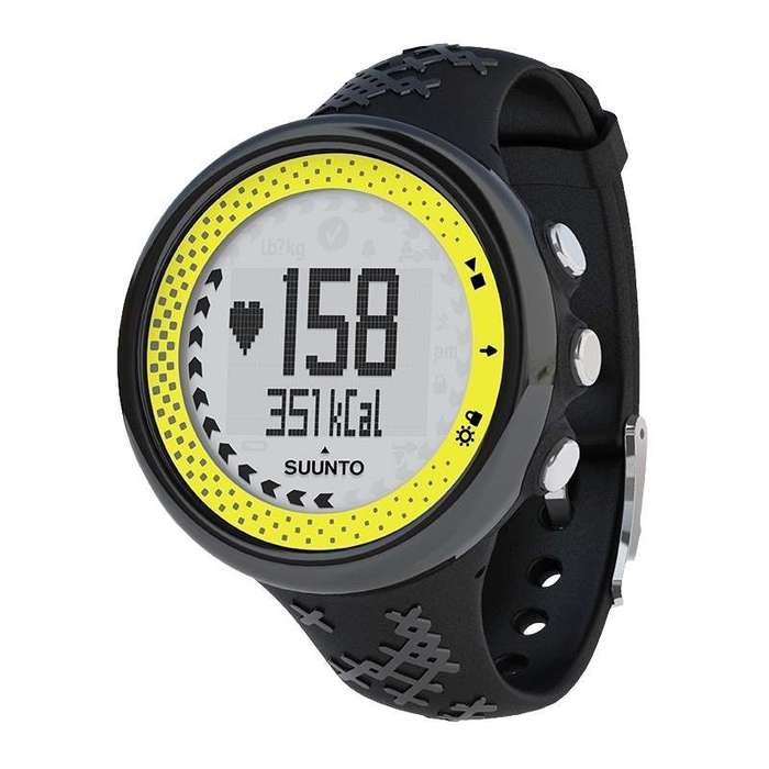 Womens Suunto M5 Wristop HR Computer - black/yellow