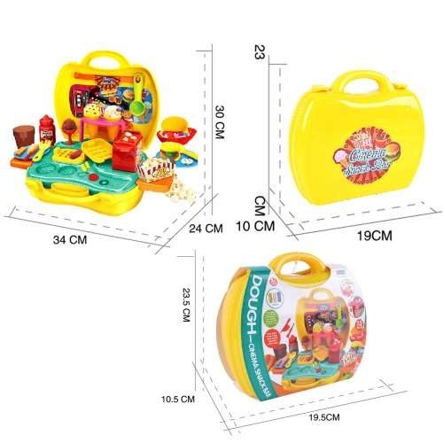 Kalabazoo Dough-dino Cinema Snackbar Toy Set - Yellow