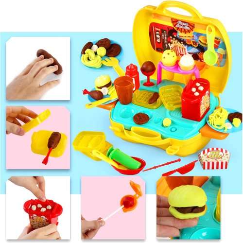 Kalabazoo Dough-dino Cinema Snackbar Toy Set - Yellow