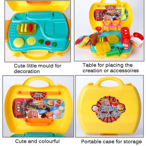Kalabazoo Dough-dino Cinema Snackbar Toy Set - Yellow