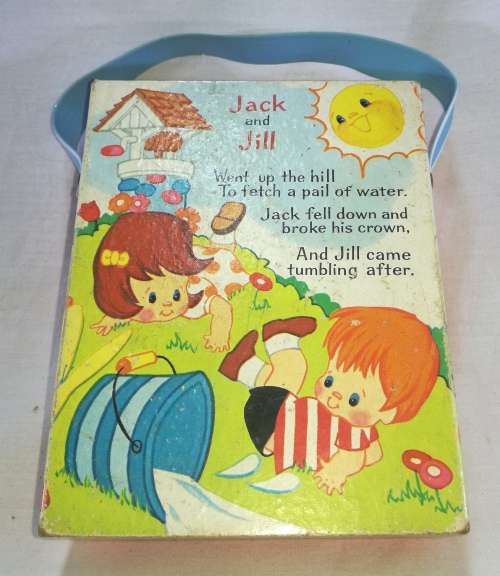 Vintage Fisher Price, Jack and Jill Music Box, Pocket Radio. 1964