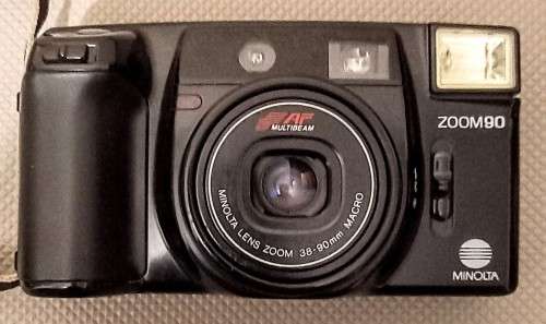 Minolta Zoom 90 AF. 38 - 90mm Macro. 35mm Film Camera. Read description