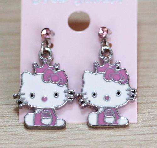 HELLO KITTY DANGLE EARRINGS