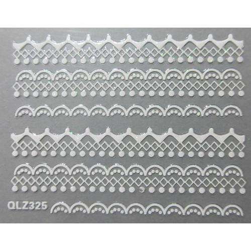 NAIL ART - WHITE LACE