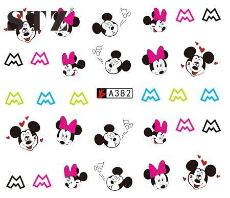 WATER TRANSFER NAIL ART DECAL - MICKEY MOUSE