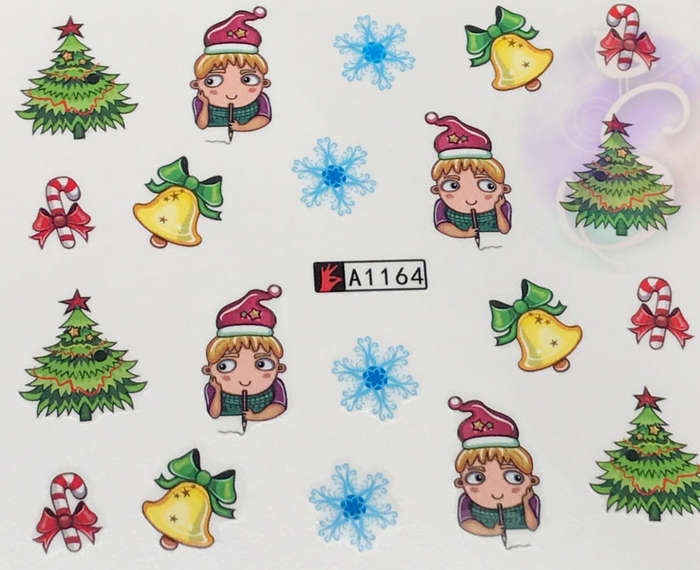 Nail art water decals transfer stickers for nails