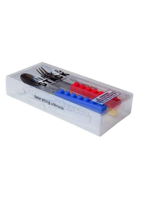Stack and snack utensil set
