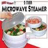 2 layer microwave steamer