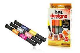 Hot Designs 2 in 1 nail art pens