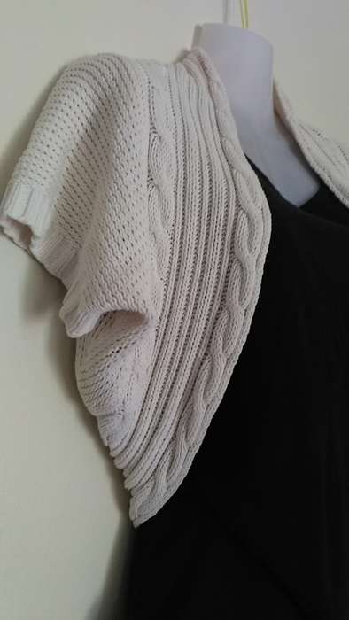 Knitted shrug Jacket , very pale pink by Kelso Casuals Size Medium