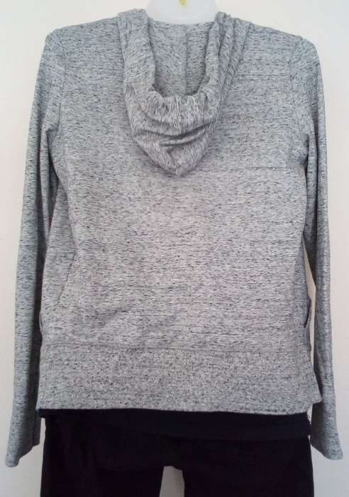 Grey Hooded Jacke with Zip by Woolworths