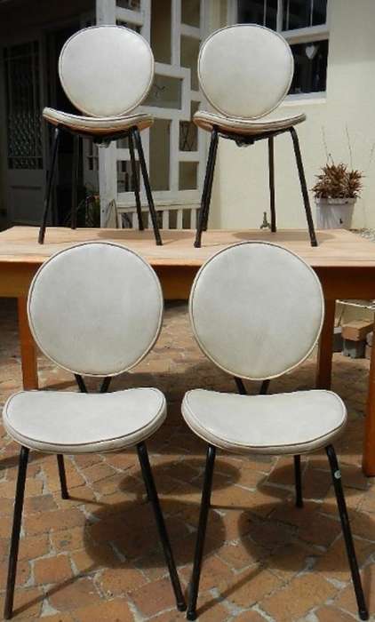 4x Leatherette chairs (Vinyl)- Cape Town area delivery & collections only. Please read shipping.