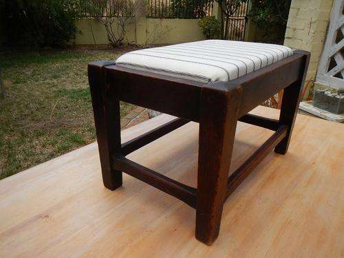 Imbuia foot stool - Please read shipping instructions
