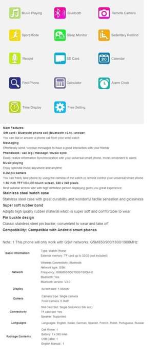 DeeZee09 Smart Watch