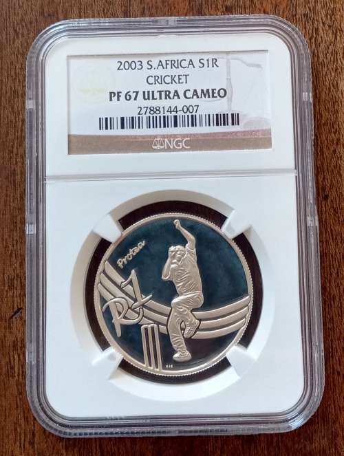 2003 Cricket silver R1 NGC PF67 Ultra Cameo
