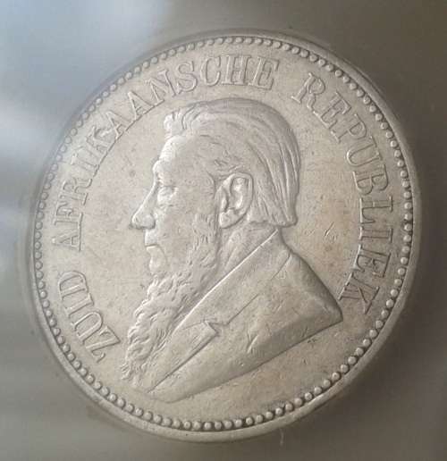 1894 ZAR Kruger silver 2 1/2 Shillings SANGS VF20
