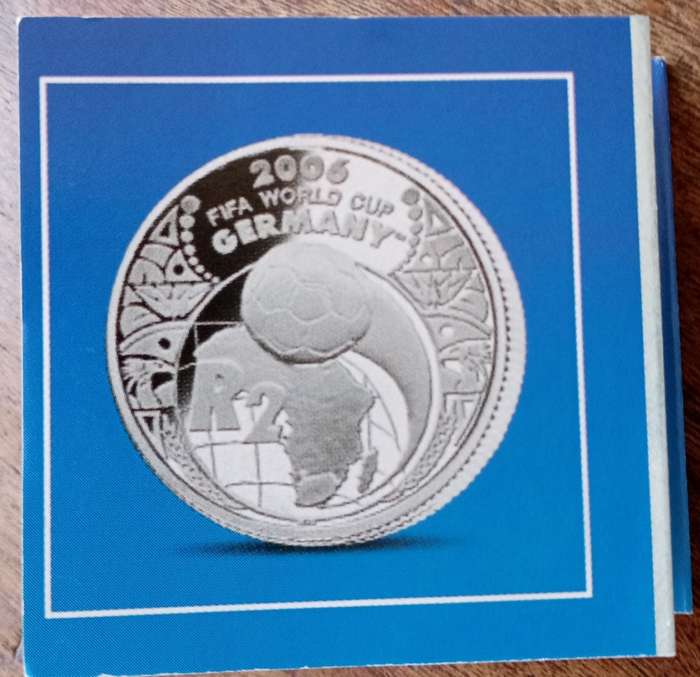 2005 Fifa World Cup  Germany proof silver 1oz R2 certificate