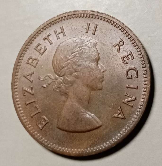 1960 Union uncirculated 1/2 Penny
