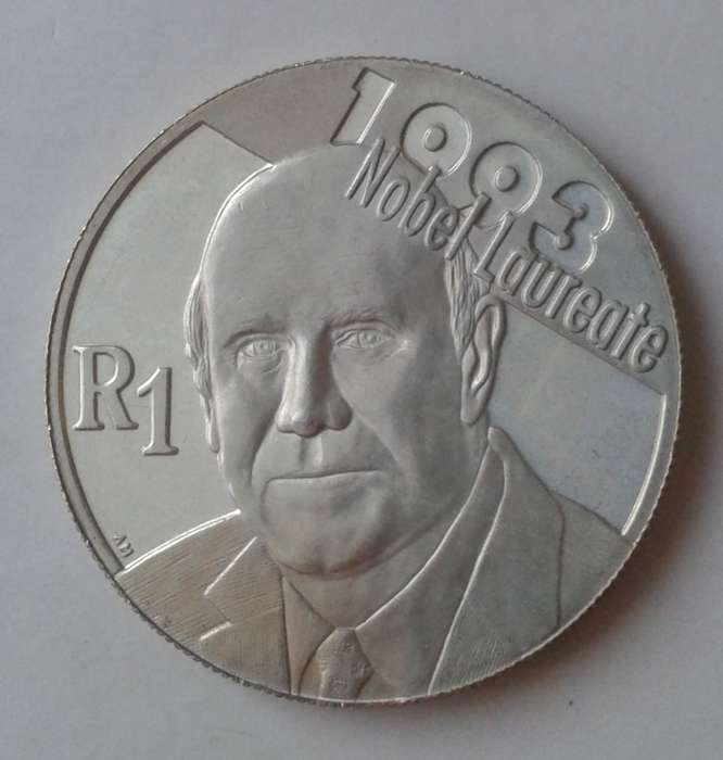 Scarcer 2007 de Klerk uncirculated silver R1 in bag with certificate (mintage: 882)