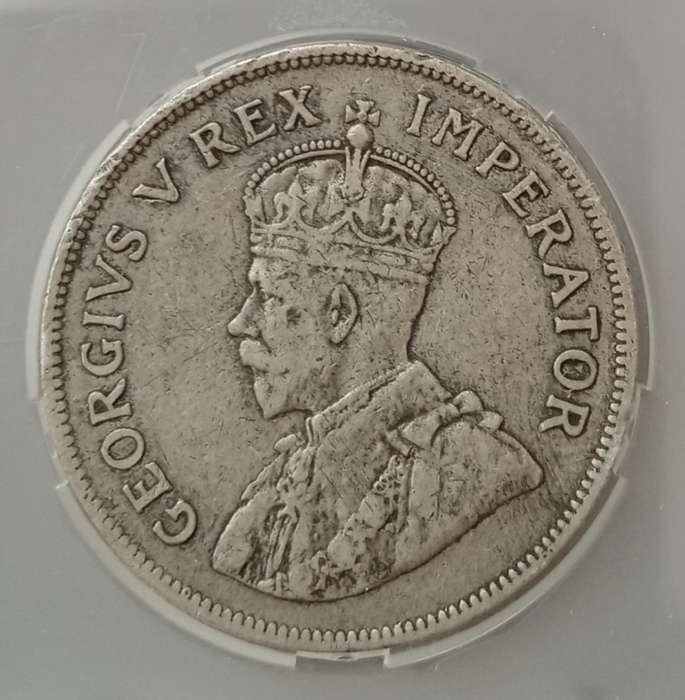 Scarce 1925 union silver 2 1/2 Shillings SANGS VF20