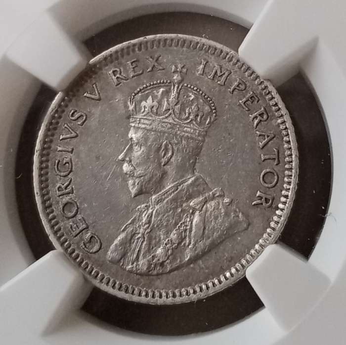 1929 Union silver sixpence NGC AU Details (Nice coin)