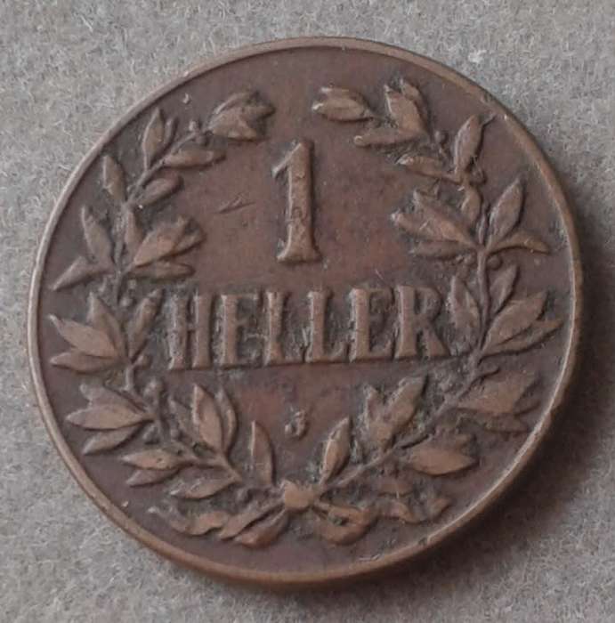 1907 German East Africa 1 Heller