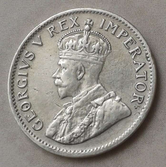 High grade 1923 union silver tickey in XF+