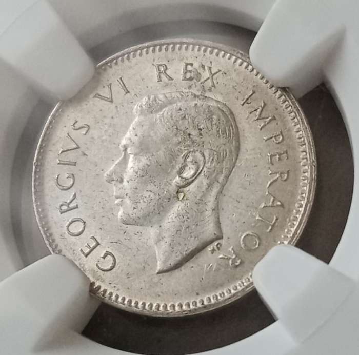 Nice 1943 union silver tickey NGC graded MS62 (Mint State)