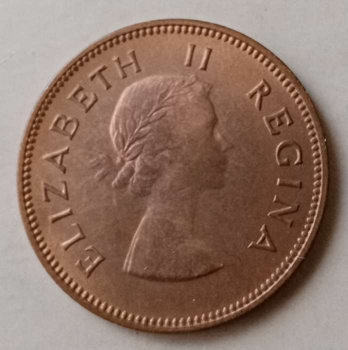 Nice 1960 Union uncirculated 1/2 Penny.