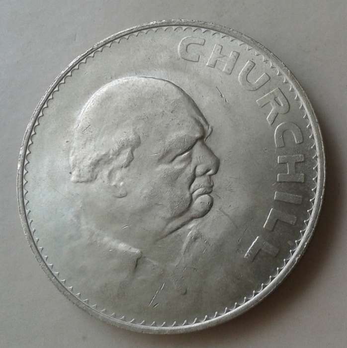 1965 Churchill nickel crown.