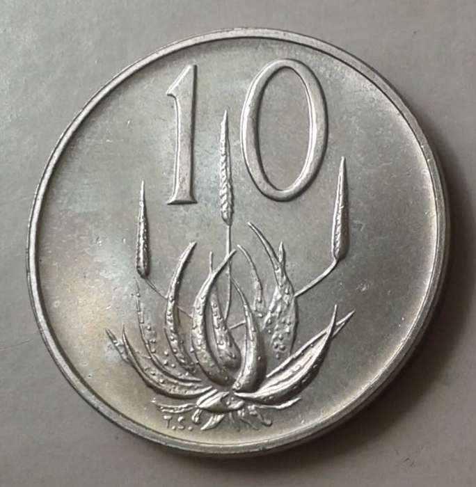 1976 Uncirculated nickel 10c (Pres.Fouche)