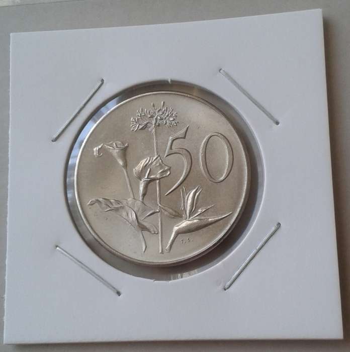 1965 Afrikaans 50c in proof