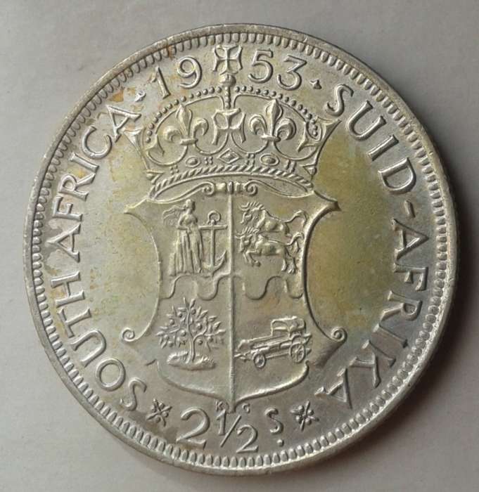 Nice 1953 union silver 2 1/2 Shillings