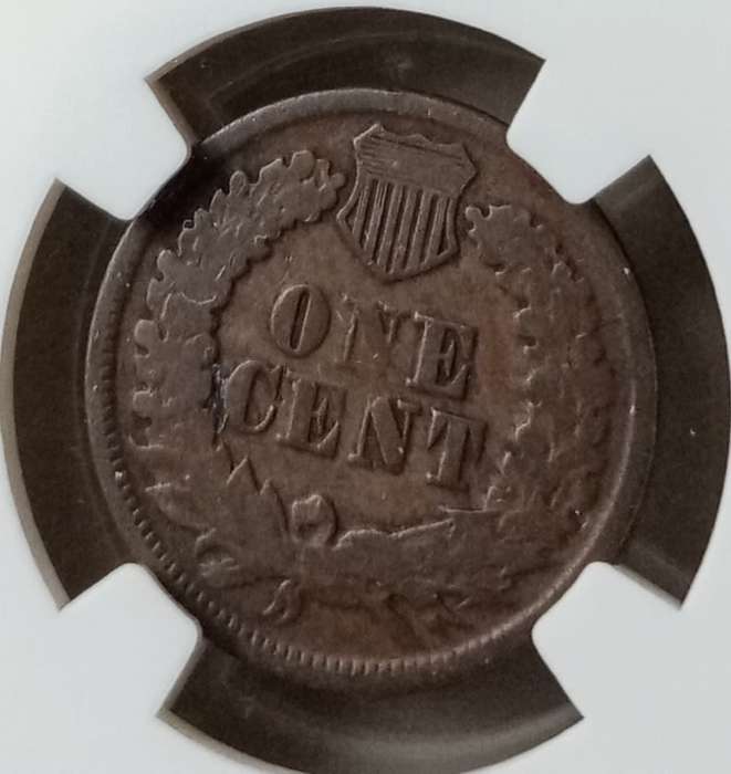 1864 USA Indian Head 1c NGC F12 BN