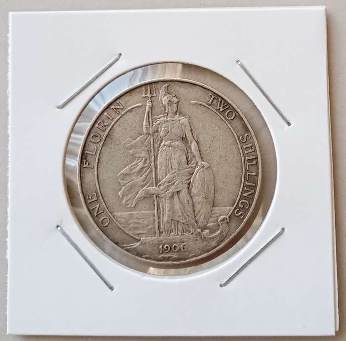 Nice 1906 British silver Florin