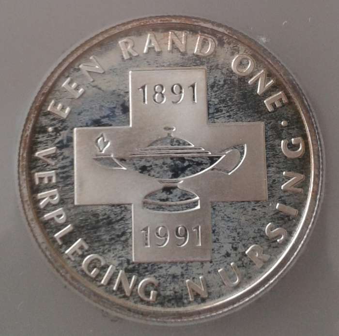 1991 Republic proof silver Nursing R1 SANGS PF65