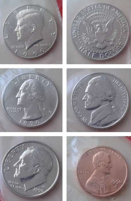 1990 D USA Uncirculated mint set