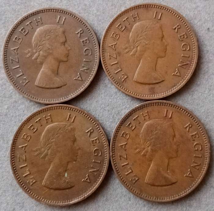 1953 Union 1/2 penny
