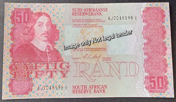 1990 CL Stals R50 note in XF.