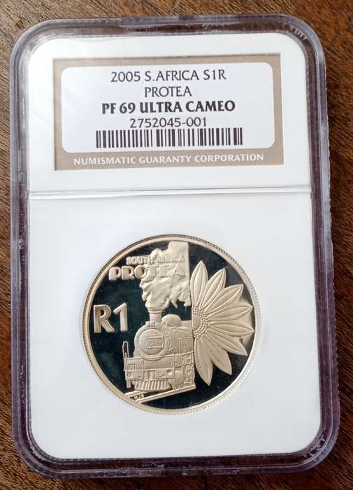 2001 Tourism proof silver R1 NGC PF69